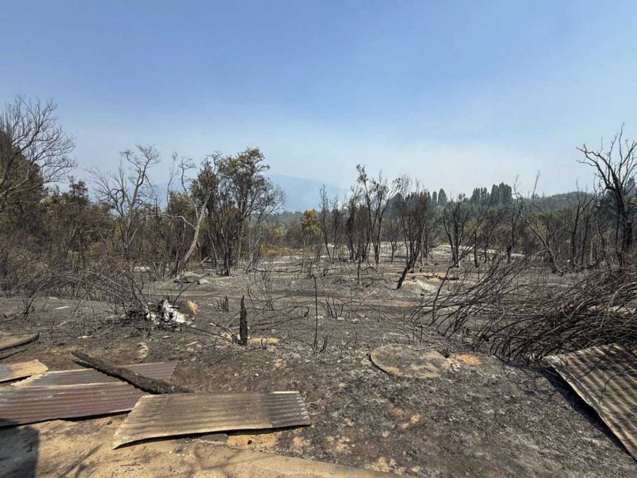 Incendios en El Bolsón, provincia de Río Negro