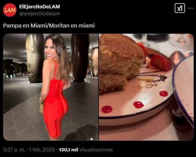Pampita y Roberto García Moritán