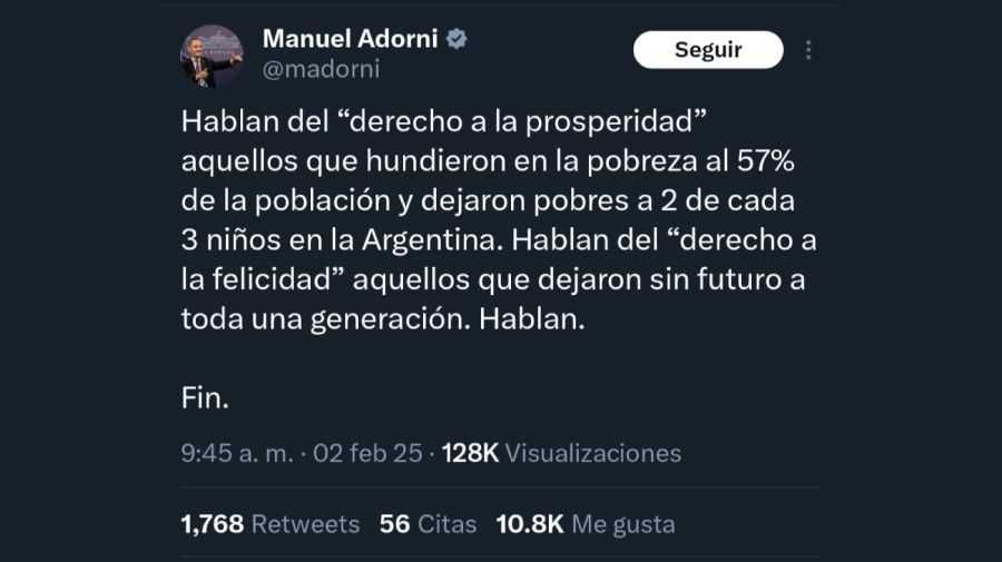Tweets de Cristina Kirchner
