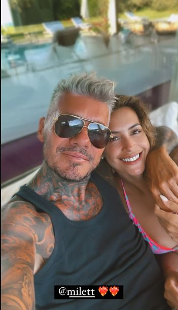 La foto de Milett y Marcelo Tinelli