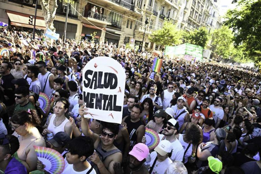 La movilización tuvo reclamos más allá de los de la diversidad sexual.