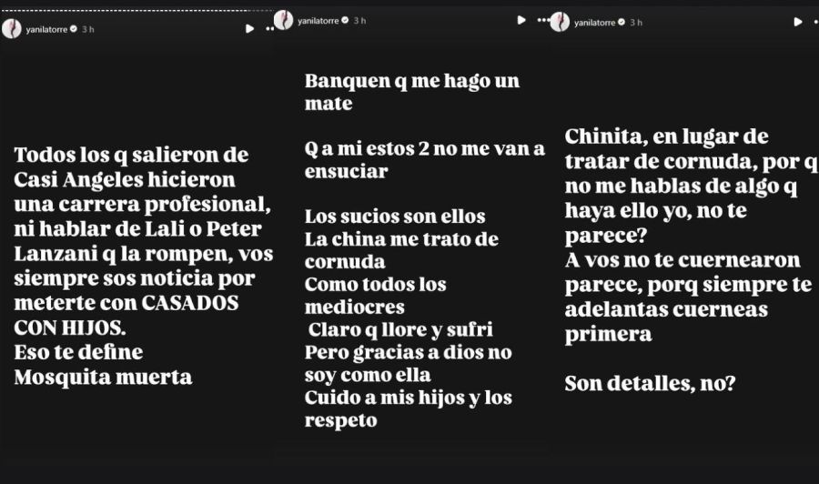 Yanina Latorre contra Mauro Icardi y China Suárez