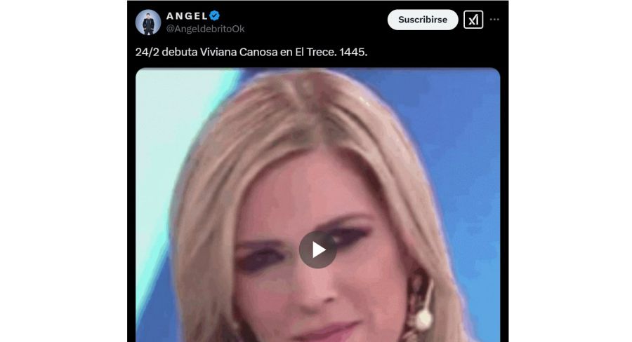 El debut de Viviana Canosa en El Trece