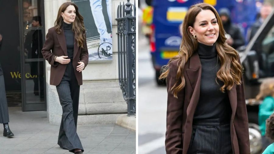 Kate Middleton marca tendencia con el saco mocha mouse 