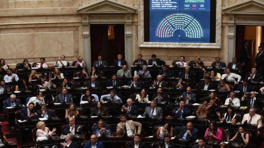 Sesión de la Cámara de Diputados para suspender las PASO