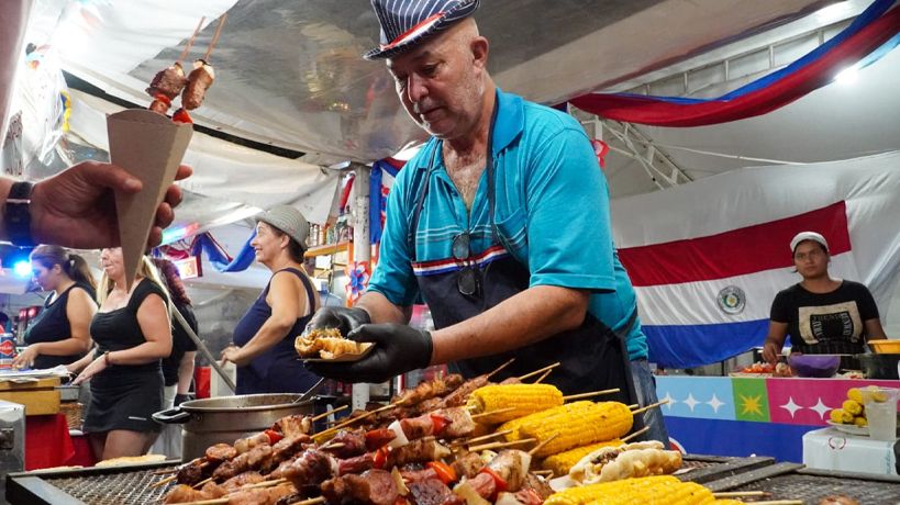 Stand en la Fiesta de las Colectividades