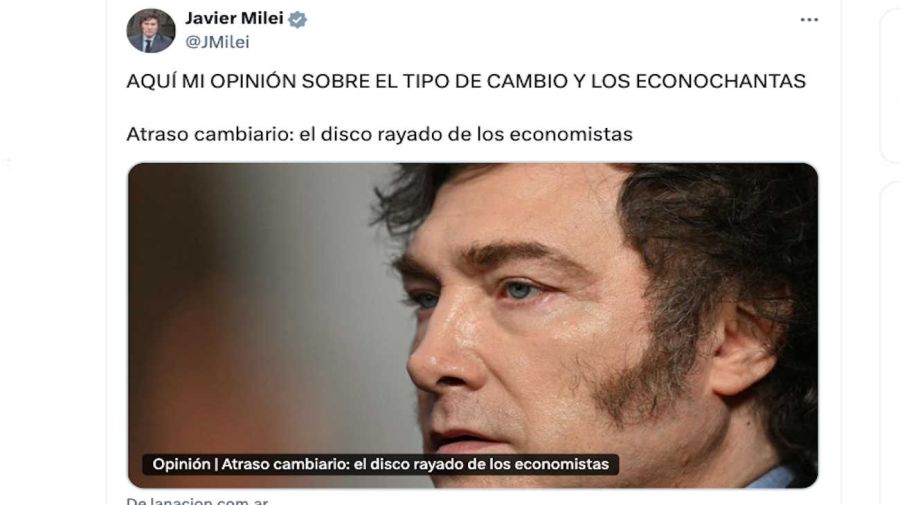 Javier Milei Tweet 20250207