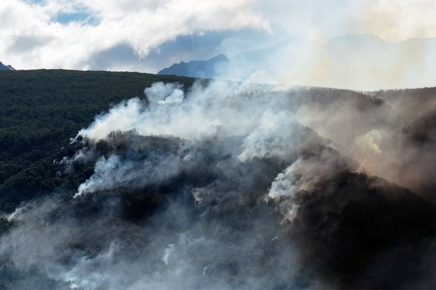 Incendios en la Patagonia