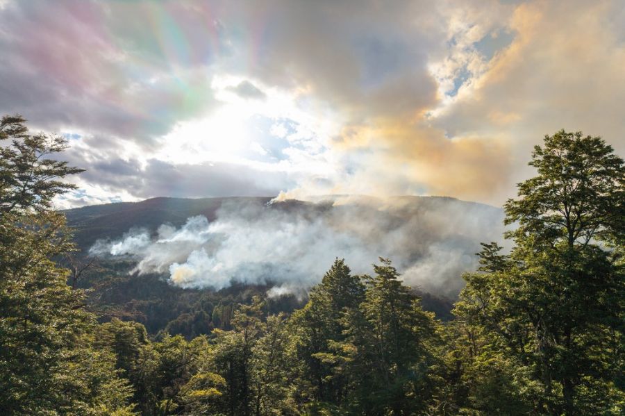 Incendios en la Patagonia