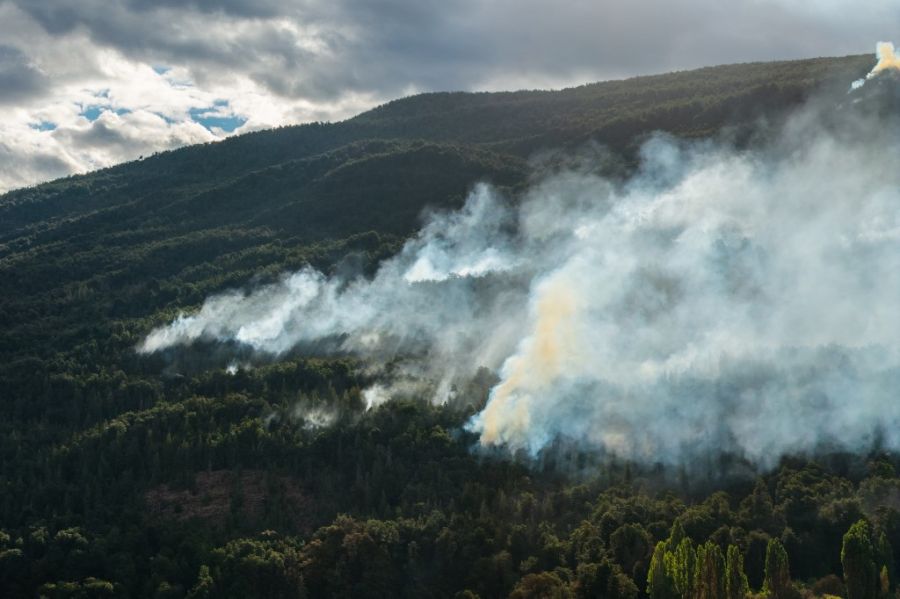 Incendios en la Patagonia