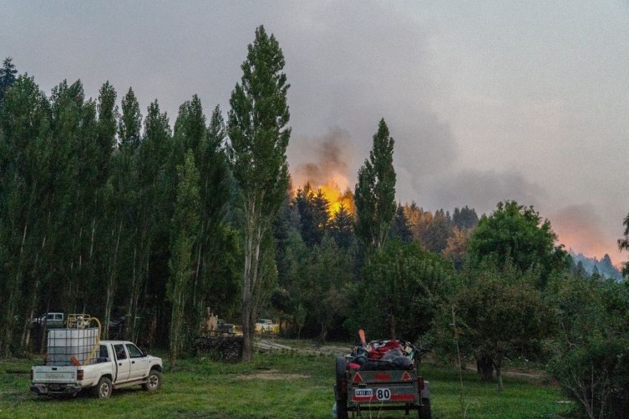 Incendios en la Patagonia