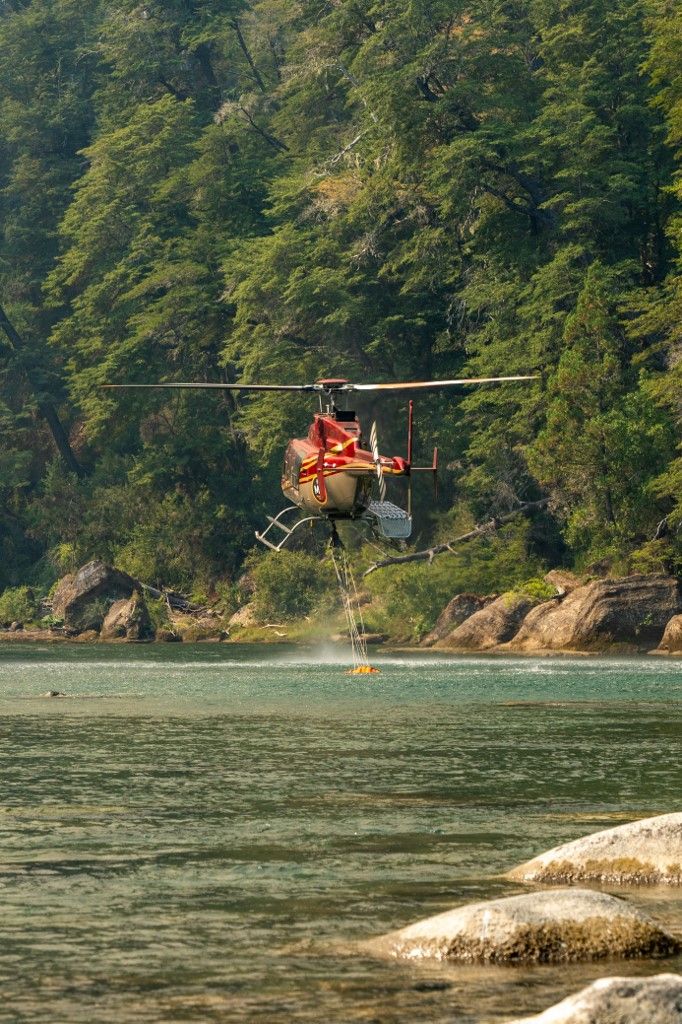 Incendios en la Patagonia