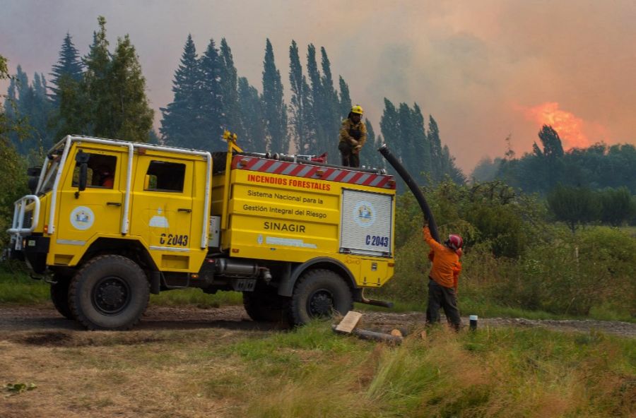 Incendios en la Patagonia