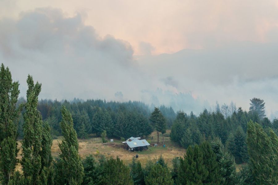 Incendios en la Patagonia