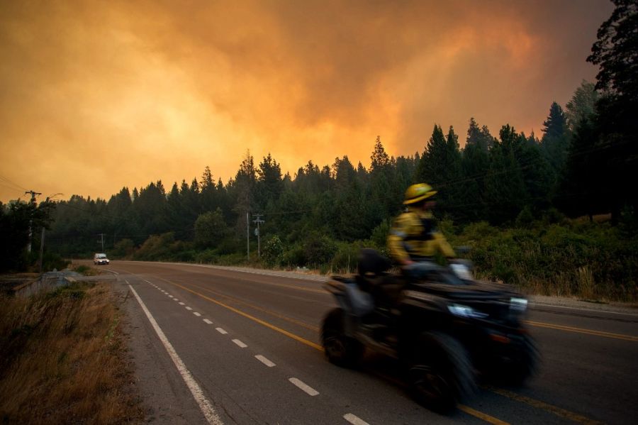 Incendios en la Patagonia