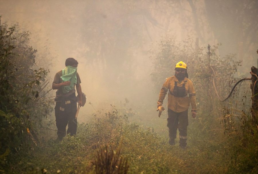 Incendios en la Patagonia