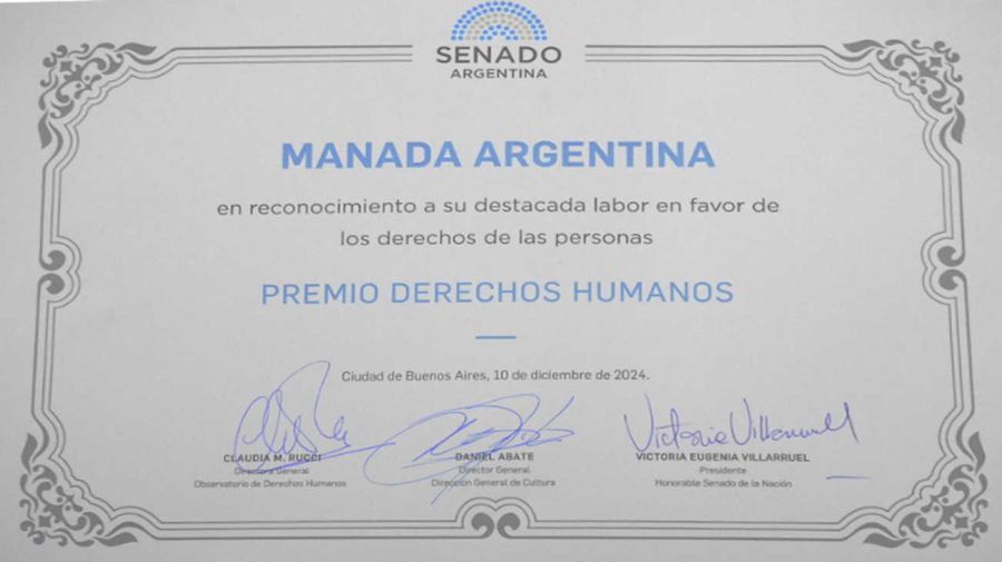 MANADA ARGENTINA por defender LOS DERECHOS HUMANOS 20250210