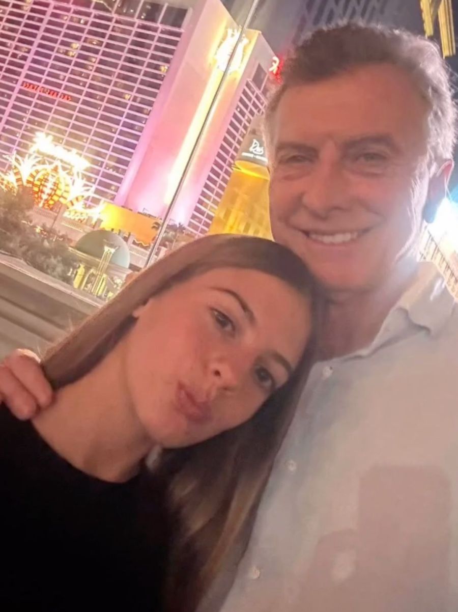 Mauricio Macri y Antonia Macri