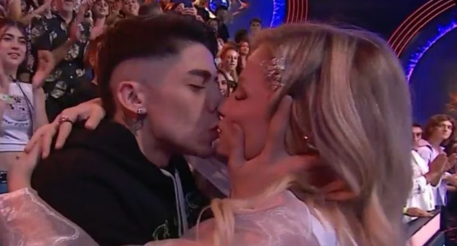 Lauty Gram y el beso con Lucía Patrone en Gran Hermano