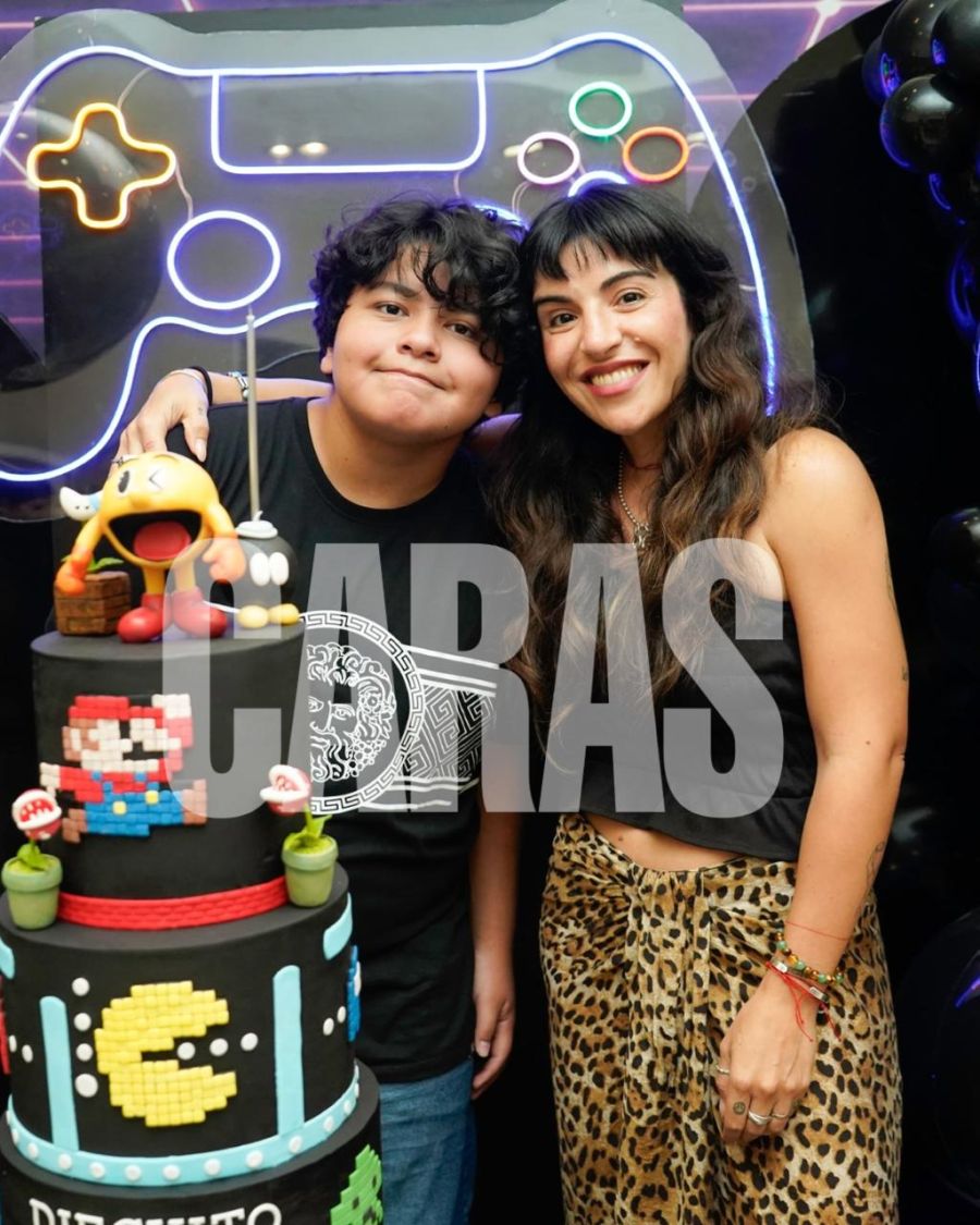 Dieguito Fernando Maradona y Gianinna Maradona / PH: @maluniglia