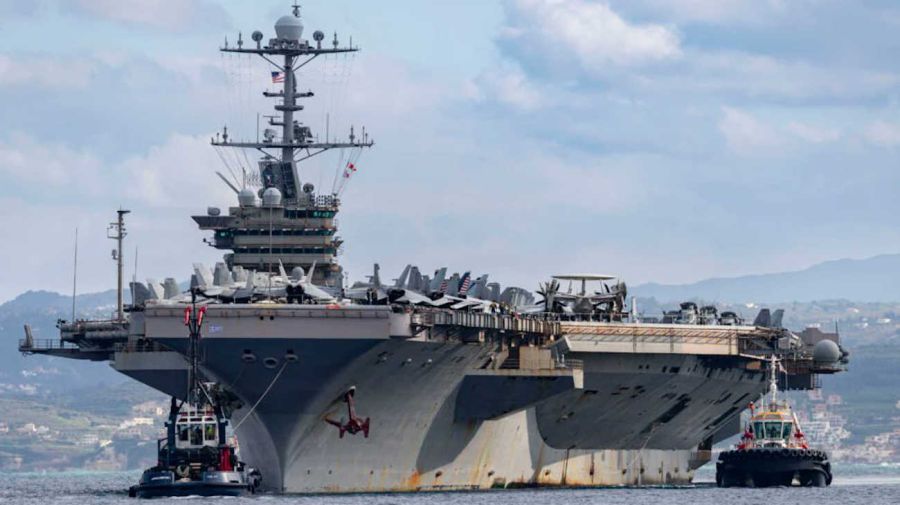 El portaaviones de clase Nimitz USS Harry S. Truman (CVN 75) 20250214