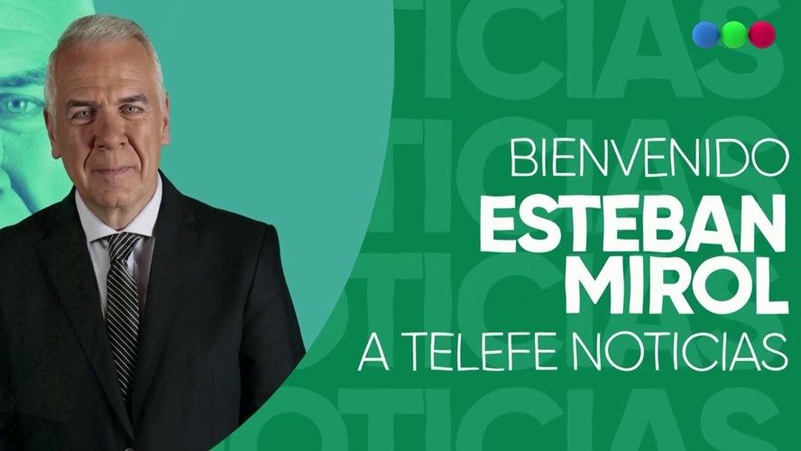 Esteban Mirol desembarcó a Telefe Noticias tras irse de El Nueve