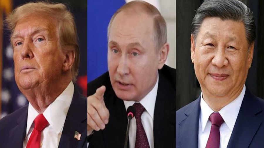 Trump Putin y Xi Jinping 20250214