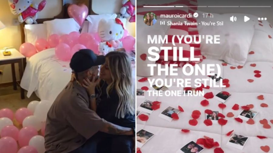 Los festejos de San Valentín de Mauro Icardi y Wanda Nara con sus respectivas parejas