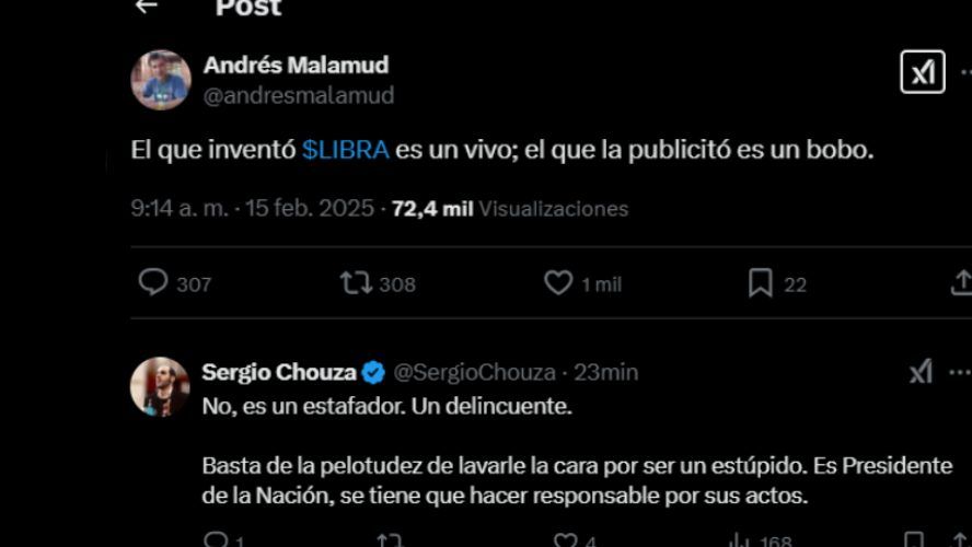 Los tuits de políticos por el escándalo $LIBRA