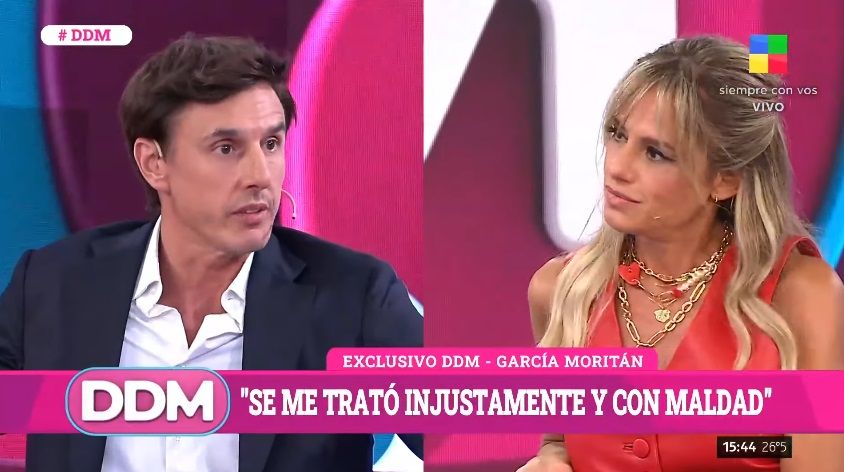 Roberto García Moritán y Mariana Fabbiani en DDM 1