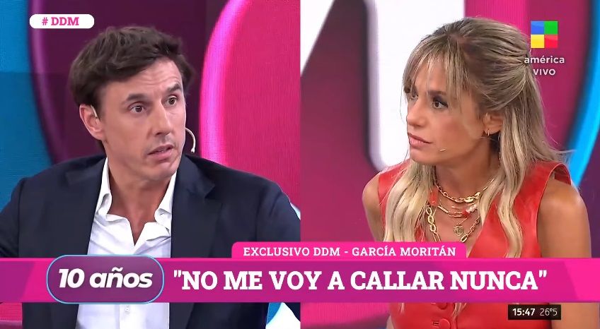 Roberto García Moritán y Mariana Fabbiani en DDM 2