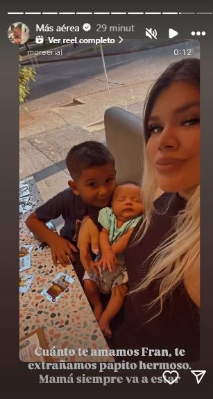 Por primera vez, tras conseguir su libertad, Morena Rial habló de su hijo mayor