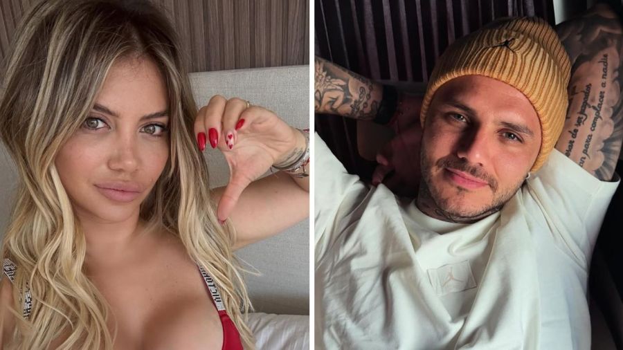 Wanda Nara y Mauro Icardi