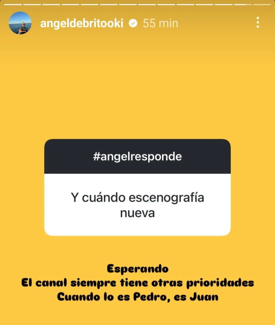 Ángel de Brito contra la producción de América TV