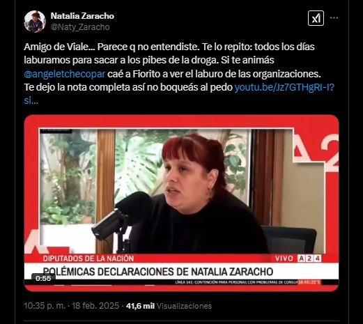 Natalia Zaracho Vs. Baby