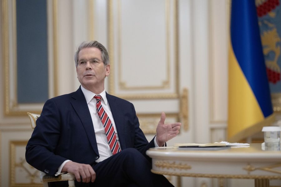 US Treasury Secretary Scott Bessent in Ukraine