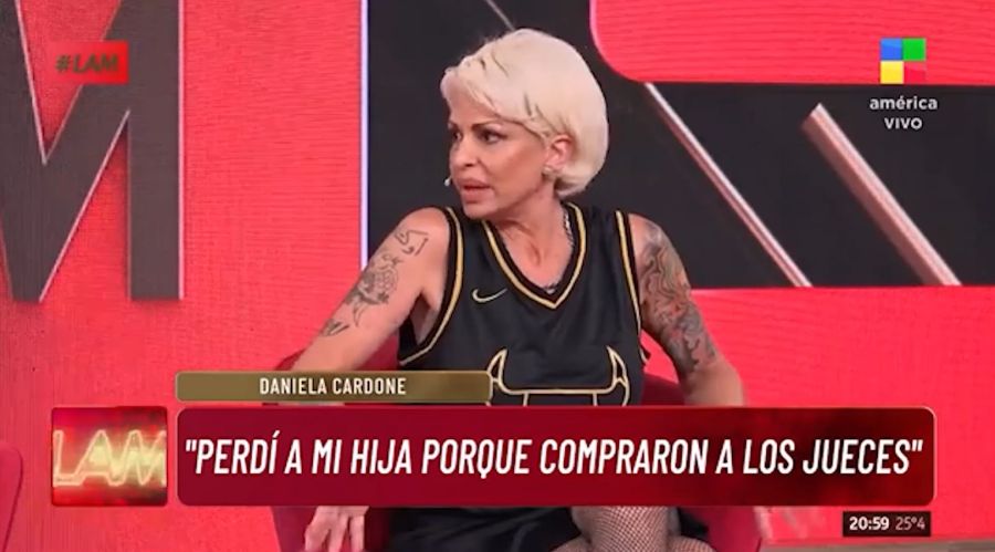 Daniela Cardone recordó cuando perdió la tenencia de Brenda Gandini