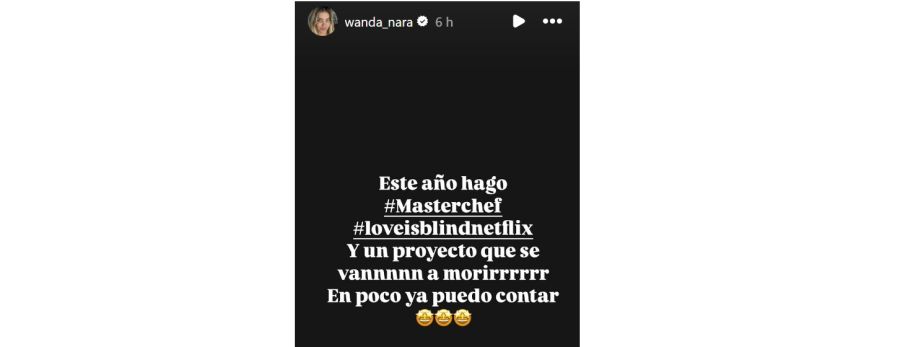 Wanda Nara sobre sus proyectos laborales