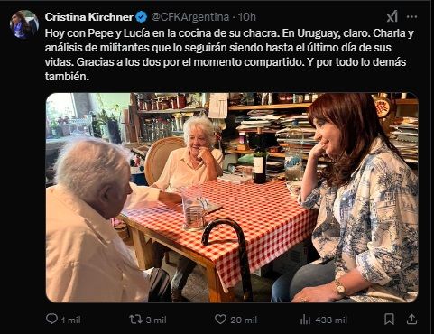 CFK con Pepe Mujica