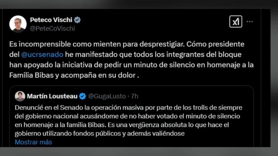 Último tweet Eduardo Vischi