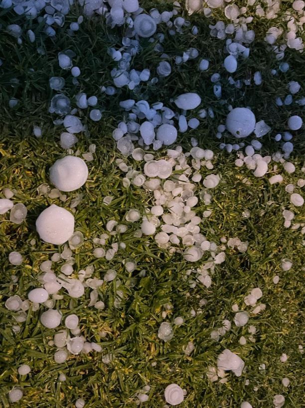 Granizo en Mar del Plata