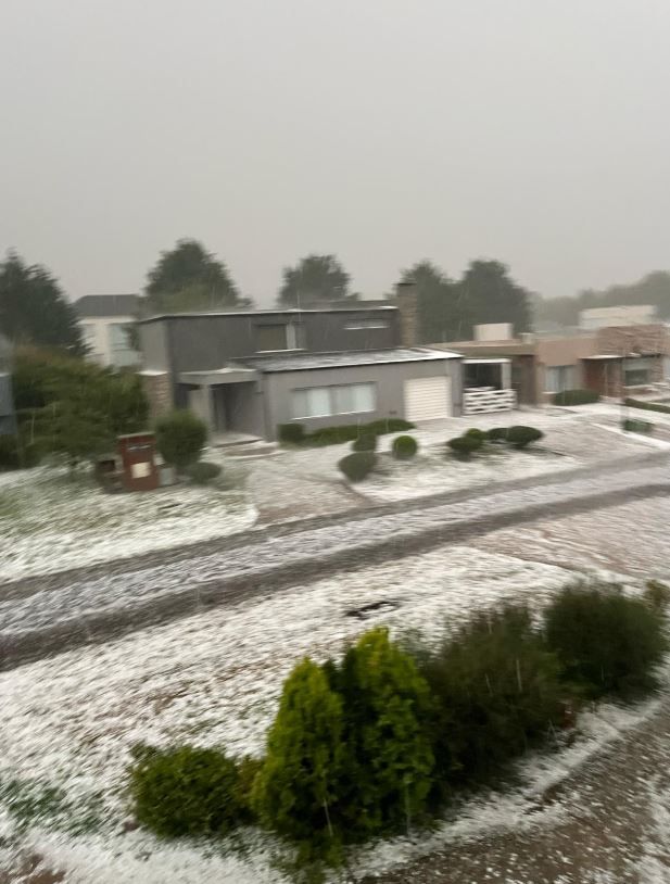 Granizo en Mar del Plata