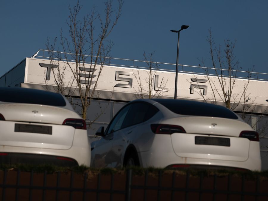 Tesla Inc. Charging Station in France as Sales Plummet