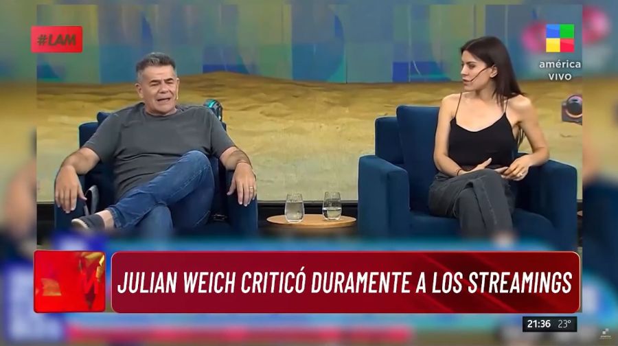 Julián Weich criticó el streaming
