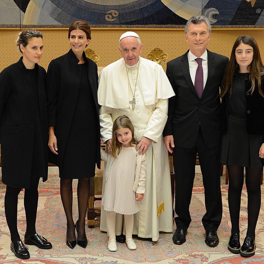 Juliana Awada, Fabiola Yañez, Papa Francisco