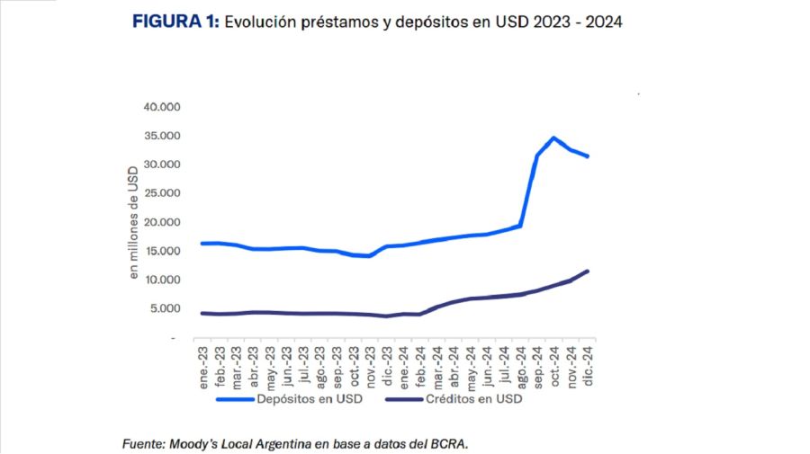 Moody's sobre el crédito en dólares