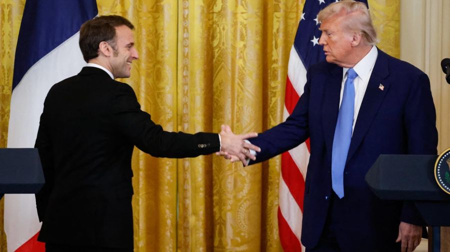 conferencia de prensa en la Casa Blanca de Macron y Trump por la paz en Ucrania