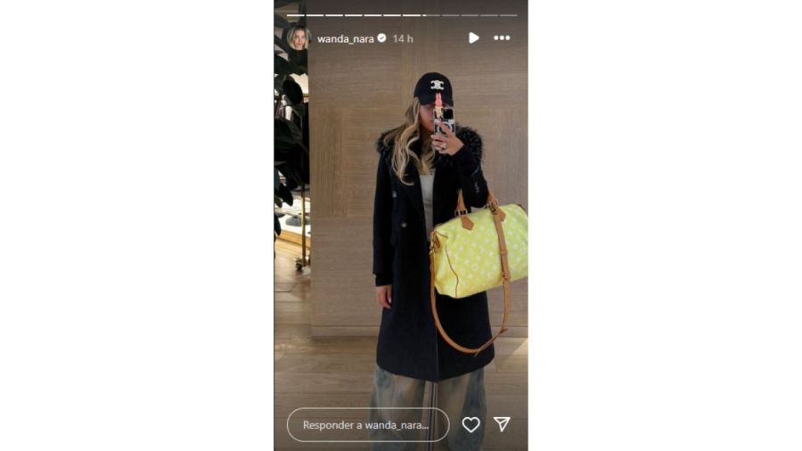 Wanda Nara lució un bolso amarillo de un millón de dólares en Estambul