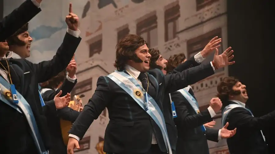 Carnaval de Badajoz burla a Milei