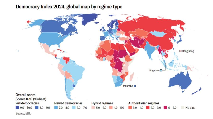 Índice de Democracia de The Economist